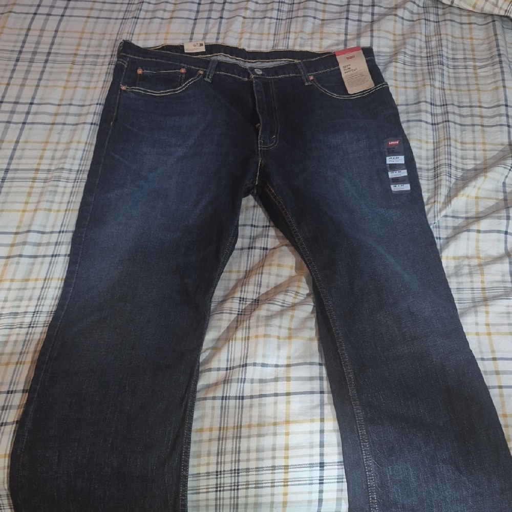 Levi's Dark Blue Bootcut Jeans for Men